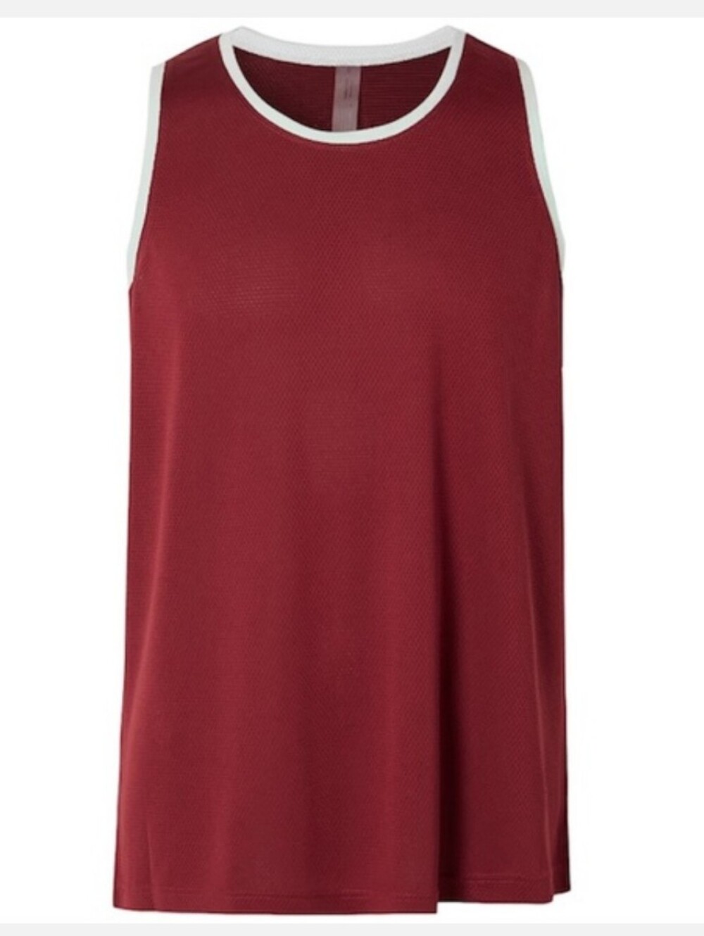 Outdoor Voices Maroon Tank with White Trim